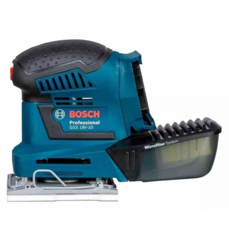 Kit BOSCH Lijadora Orbital GSS 18V-10 Con 2 Baterias y 1 Cargador Rapido