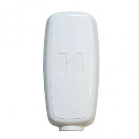 Ficha velador KALOP INTERRUPTOR macho 10a blanco lateral