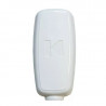 Ficha velador KALOP INTERRUPTOR macho 10a blanco lateral