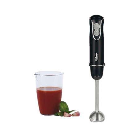 Mixer LILIANA AH103N rainbow mix acero inoxidable dos velocidades 450w negro