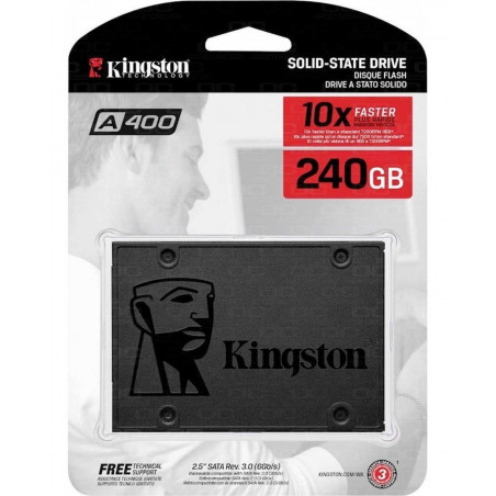 Disco Solido SSD KINGSTON A400 480GB SATA III 2.5