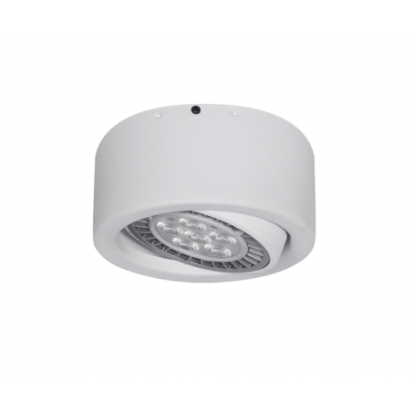 Plafón SAN LORENZO SPOTS redondo para 1 luz GU10 AR111 móvil blanco