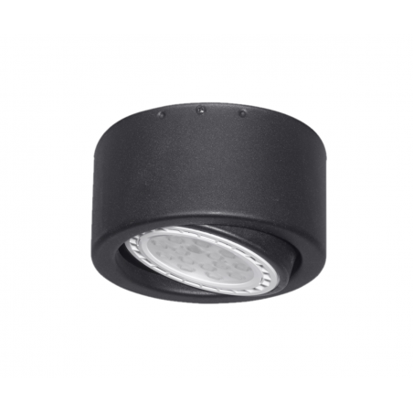 Spot crcular SAN LORENZO SPOTS móvil 1 luz para AR111 GU10 negro