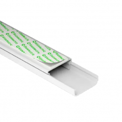 Cablecanal SISTELECTRIC 20x10mm 2 metros con cinta autoadhesiva