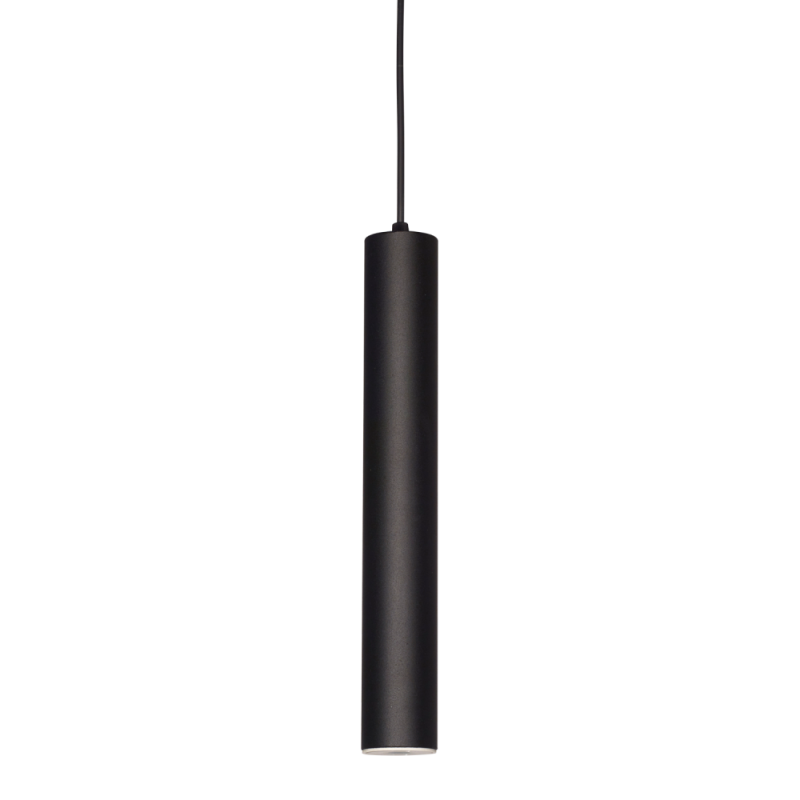 Colgante FERROLUX TECNO Tubo para 1 luz GU10 negro Colgante FERROLUX TECNO Tubo para 1 luz GU10 negro