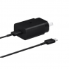 Cargador Original SAMSUNG EP-T151 USB-C 15W carga rápida negro con cable