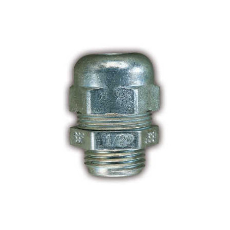 Prensacable de aluminio de 16 mm   5/8 p/ 4- 8 mm con tuerca