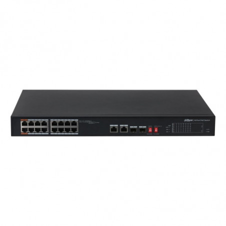 Switch DAHUA PFS3218-16ET 16 puertos poe 2sfp l2 no adm