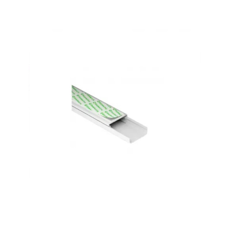 Cablecanal SISTELECTRIC 18x21mm con cinta autoadhesiva por 2 metros Cablecanal SISTELECTRIC 18x21mm con cinta autoadhesiva por 2 metros