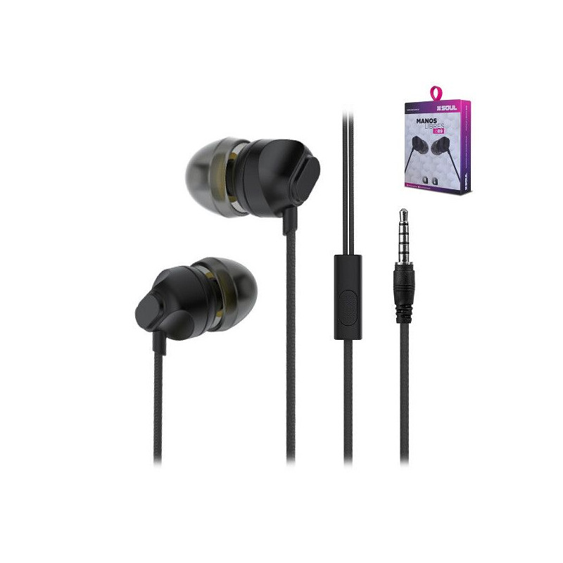 Auricular SOUL S89 manos libres con micrófono 3.5mm