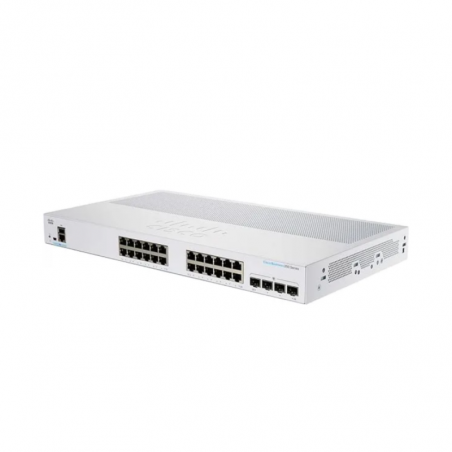 Swtich CISCO CBS250-24P-4GA 24p más 4 sfp administrable