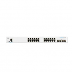 Swtich CISCO CBS250-24P-4GA 24p más 4 sfp administrable