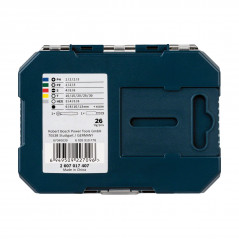 Set puntas para atornillar BOSCH 26 piezas con soporte magnético