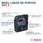 Nivel laser de puntos BOSCH GPL 5G PRO