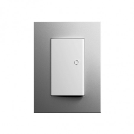 Tapa TECLASTAR MINIMAL 10x5cm para bastidor plata satinado