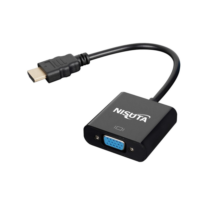 Conversor NISUTA NSCOHDVG6 Hdmi a Vga+