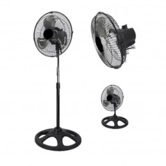 Ventilador de pie y pared EIFFEL E-510 10'' paletas metalicas