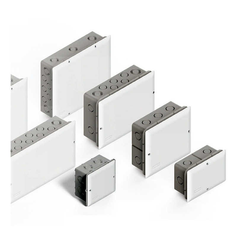 Caja de paso SISTELECTRIC pvc embutir 25x30cm con tapa blanca Caja de paso SISTELECTRIC pvc embutir 25x30cm con tapa blanca