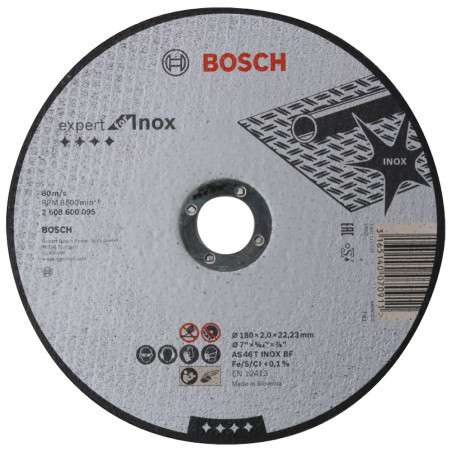 Disco de corte BOSCH EXPERT FOR INOX 180mm