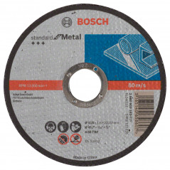 Disco de corte recto BOSCH STANDARD FOR METAL 115mm