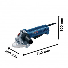 Amoladora angular BOSCH GWS 9-125 PROFESSIONAL 900W 125MM 11000RPM