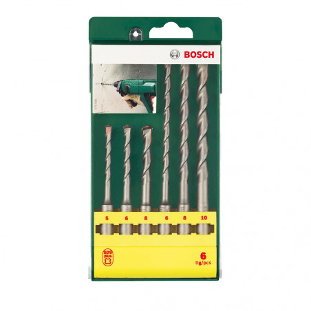 Kit de brocas para martillo BOSCH 6 piezas