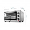 Horno eléctrico BGH BHE35S22 35 litros 1600W gris Horno eléctrico BGH BHE35S22 35 litros 1600W gris