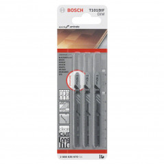 Kit de hojas de sierra de calar BOSCH T101BIF 3 unidades