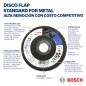 Disco flap BOSCH X521 STANDARD FOR METAL 180mm