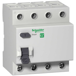Interruptor Diferencial SCHNEIDER EASY9 RCCB Tetrapolar 40a 30ma