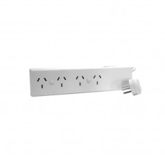 Prolongador binorma RICHI 10A 4 tomas 2.5 metros gris