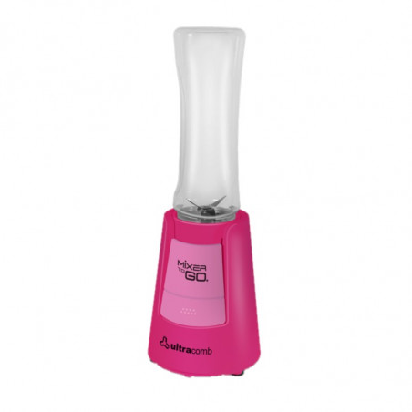 Licuadora portátil ULTRACOMB TO GO LC-2203R 350W 600ml rosa