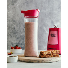 Licuadora portátil ULTRACOMB TO GO LC-2203R 350W 600ml rosa