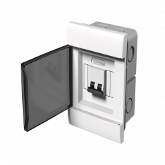 Caja para térmicas SISTELECTRIC 4 módulos embutir blanco