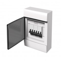 Caja para térmicas SISTELECTRIC 8 módulos exterior blanco