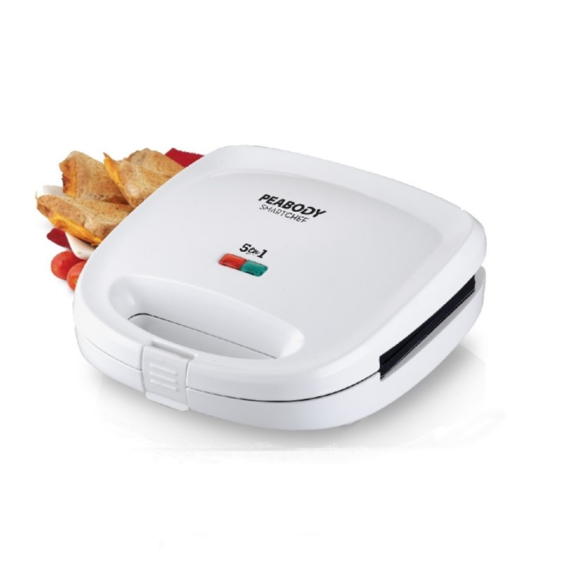 Sandwichera PEABODY PE-SW6141 en 700W blanco