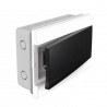 Caja SISTELECTRIC para 8 módulos DIN para embutir IP65 puerta fumé