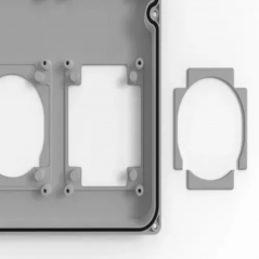 Caja para térmicas SISTELECTRIC para 12 módulos y 2 toma módulo encapsulado para sobreponer IP65