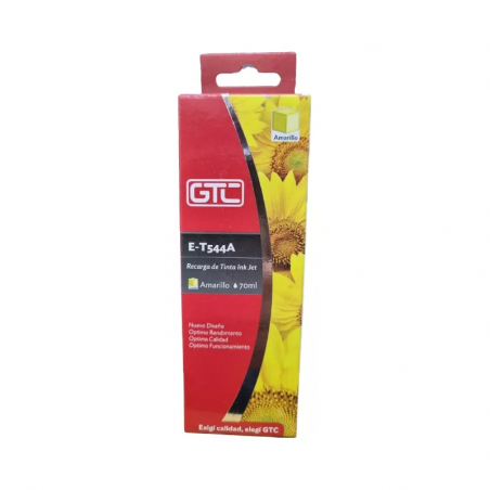 Botellon de tinta GTC alternativa sistema continuo 100ml Amarillo