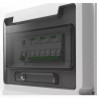 Caja para pilar SISTELECTRIC 8 módulos exterior blanco