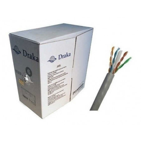 Cable utp prysmian draka interior cat 6 por metro