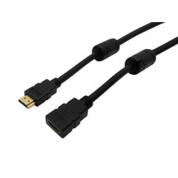 Cable NISUTA HDMI alargue 3m dorado con filtros 2160P