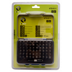 Kit de puntas 1/4'' IRIMO 61 piezas + portapuntas magnético