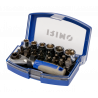 Juego de bocallaves y puntas de 1/4'' IRIMO 23 piezas