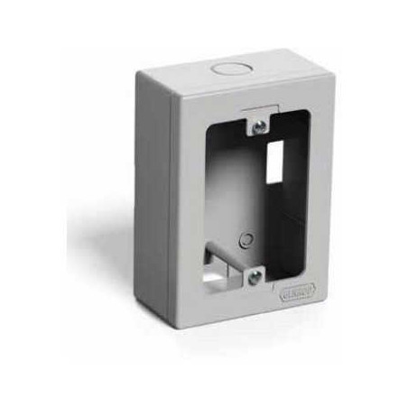 Caja rectangular SISTELECTRIC plástico exterior gris 5x10x5cm