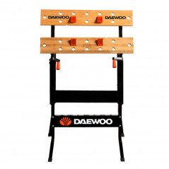 Banco de trabajo DAEWOO DW-WT01 plegable metálico soporta 70kg