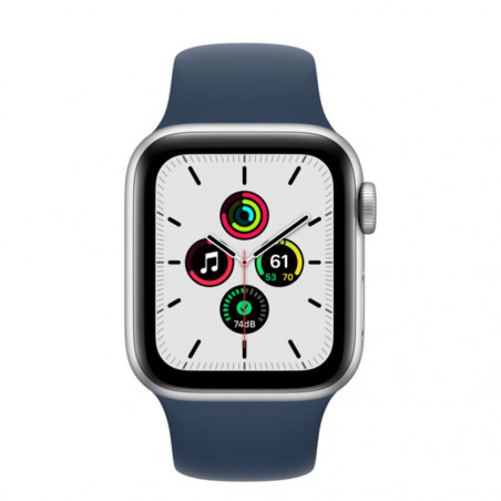 Smartwatch APPLE WATCH SE 40mm aluminio silver-azul 2º generación