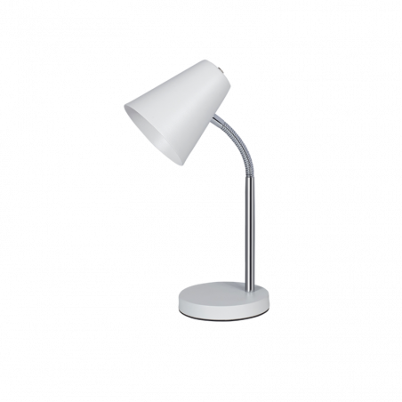 Lámpara de escritorio MARKAS ELEENA con flexible E27 blanco