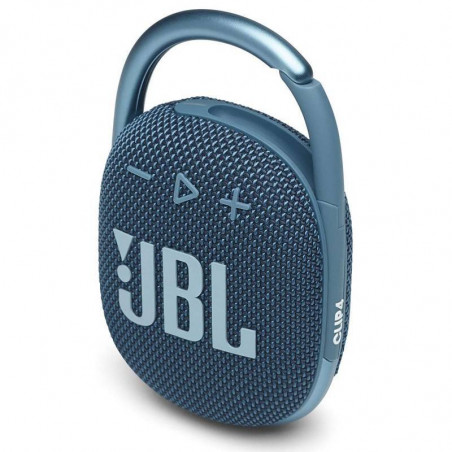 Parlante bluetooth JBL CLIP 4 azul resistente al agua