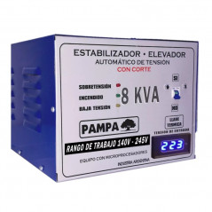 Elevador de tensión PAMPA automático 8KVA 140-245V